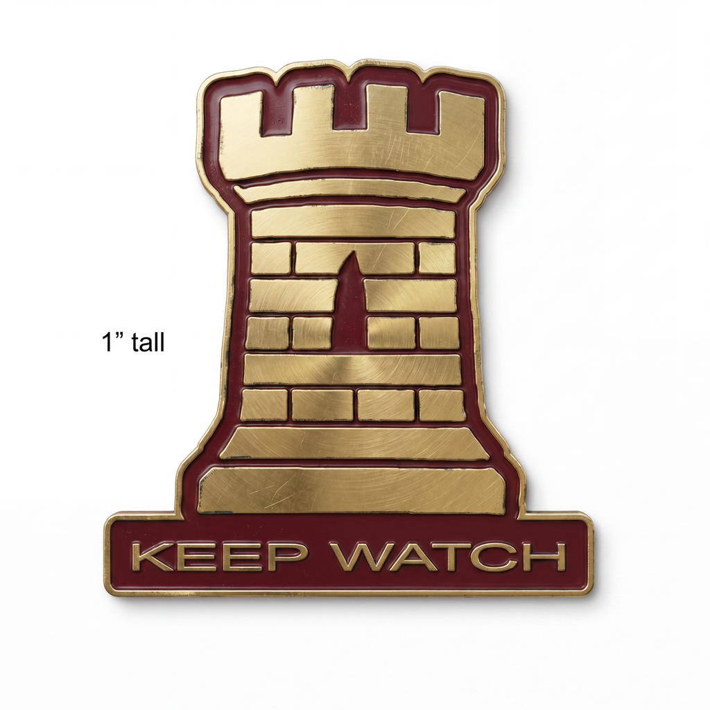 Keep Watch x Deus Vult Lapel Pin