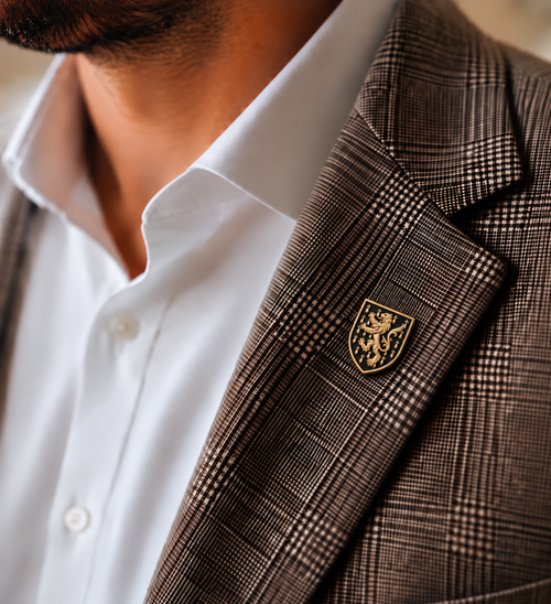 Edwards Crest Lapel Pin