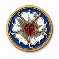 Luther Rose Lapel Pin